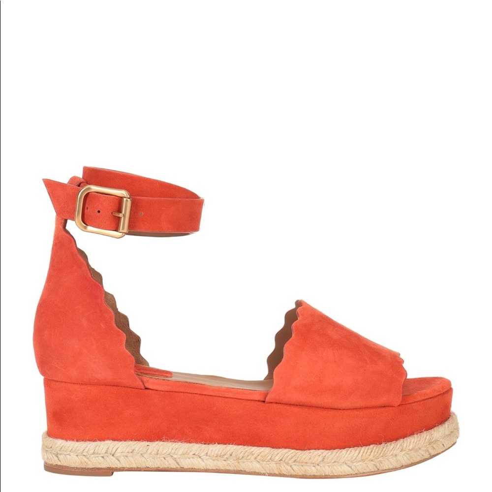 Chloe Orange Sandals